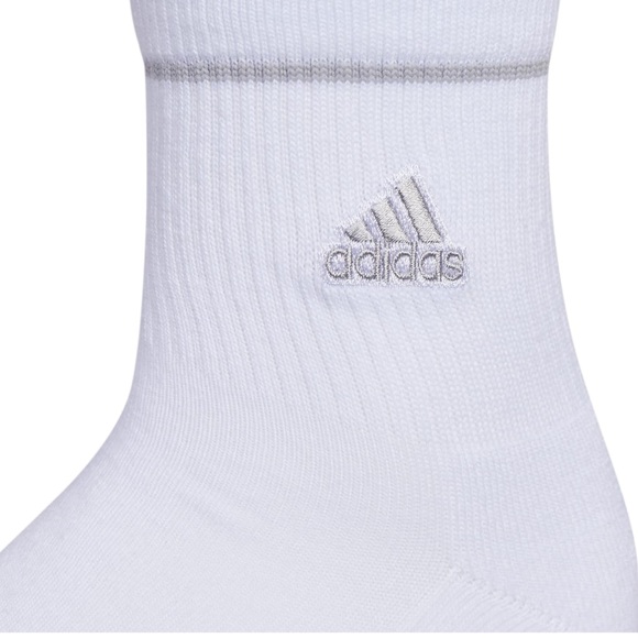 NWT Women's Adidas 3-Pack Cushioned Sport 2.0 High Quarter Socks - Picture 3 of 5
